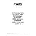 ZANUSSI Z220/9K Instrukcja Obsługi